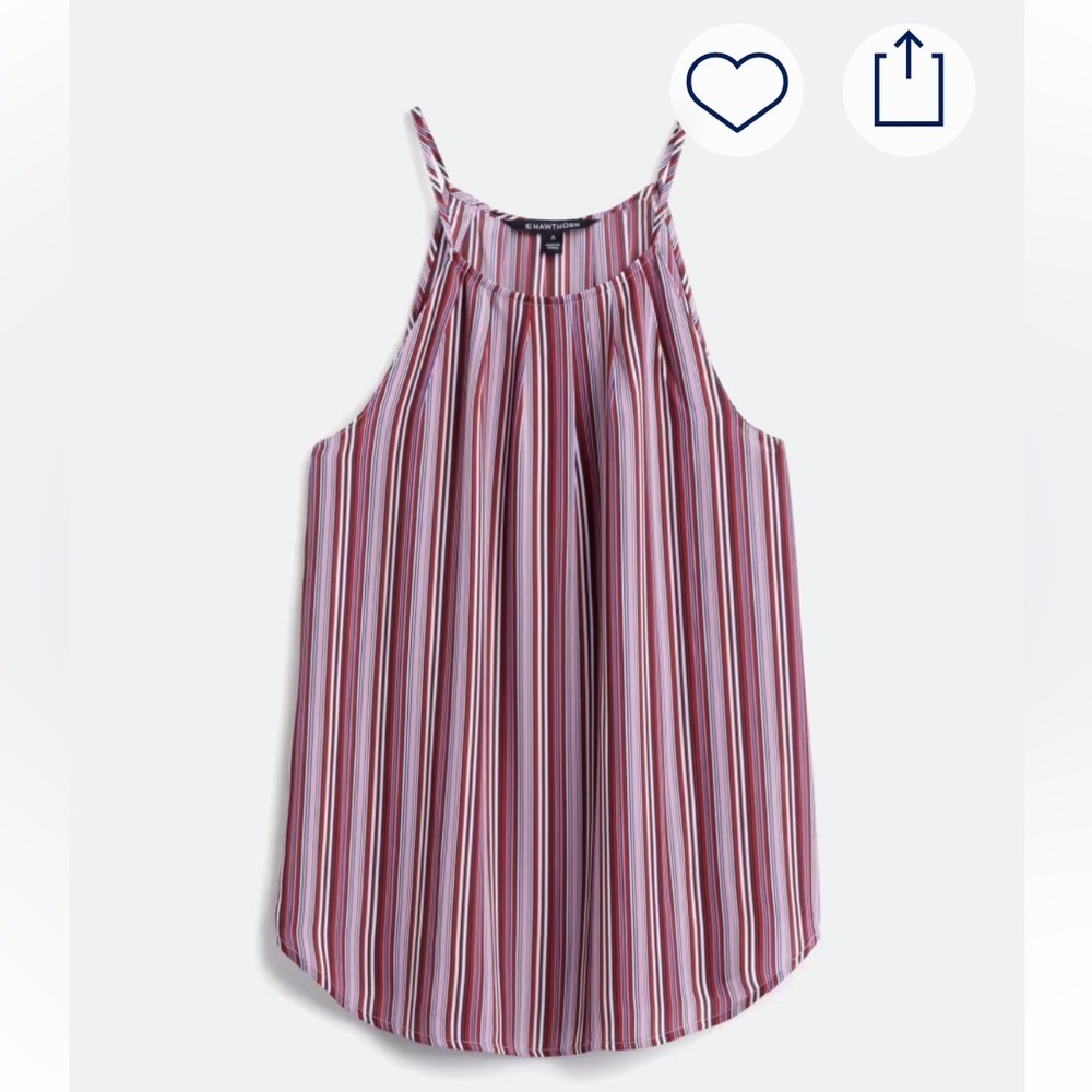 41 HAWTHORN Halter Top Stitch Fix size Medium Stripes